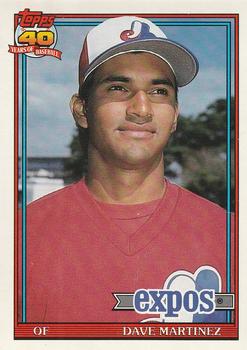 #24 Dave Martinez - Montreal Expos - 1991 O-Pee-Chee Baseball