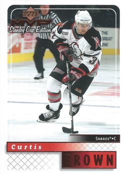 #24 Curtis Brown - Buffalo Sabres - 1999-00 Upper Deck MVP Stanley Cup Edition Hockey