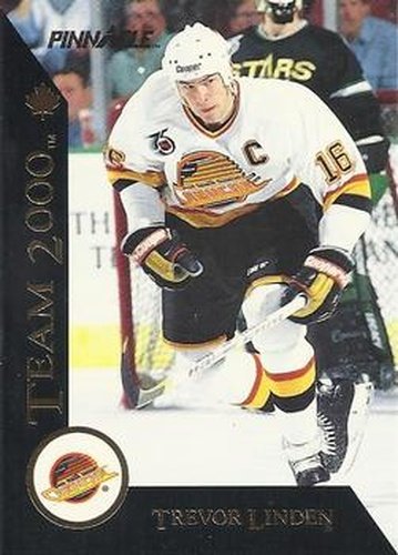 #24 Trevor Linden - Vancouver Canucks - 1992-93 Pinnacle Canadian Hockey - Team 2000