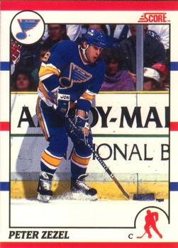 #24 Peter Zezel - St. Louis Blues - 1990-91 Score Canadian Hockey