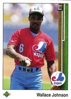 #124 Wallace Johnson - Montreal Expos - 1989 Upper Deck Baseball