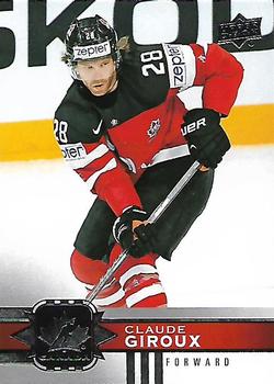 #24 Claude Giroux - Canada - 2017-18 Upper Deck Canadian Tire Team Canada Hockey