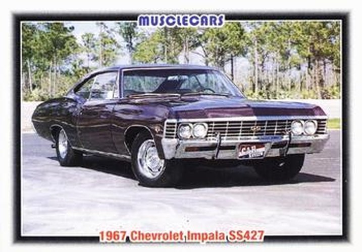 #24 1967 Chevrolet Impala SS427 - 1992 Collect-A-Card Muscle Cars