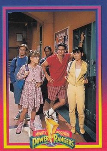 #24 Between Classes - 1994 Collect-A-Card Power Rangers