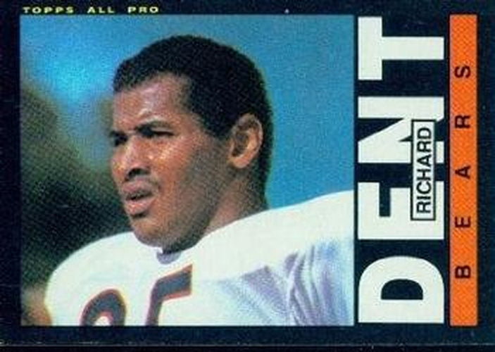 #24 Richard Dent - Chicago Bears - 1985 Topps Football