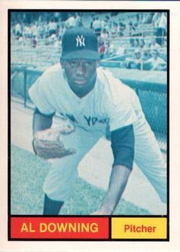 #24 Al Downing - New York Yankees -1982 Galasso 1961 World Champions New York Yankees Baseball