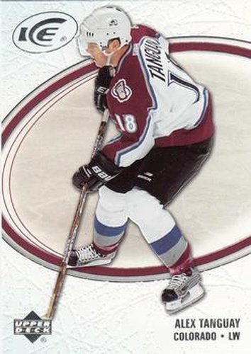 #24 Alex Tanguay - Colorado Avalanche - 2005-06 Upper Deck Ice Hockey
