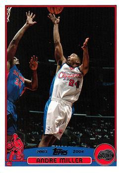 #24 Andre Miller - Los Angeles Clippers - 2003-04 Topps Basketball