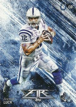 #24 Andrew Luck - Indianapolis Colts - 2014 Topps Fire Football