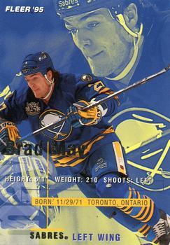 #24 Brad May - Buffalo Sabres - 1994-95 Fleer Hockey