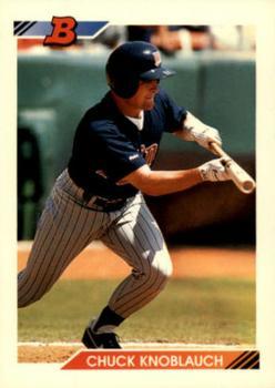 #24 Chuck Knoblauch - Minnesota Twins - 1992 Bowman Baseball