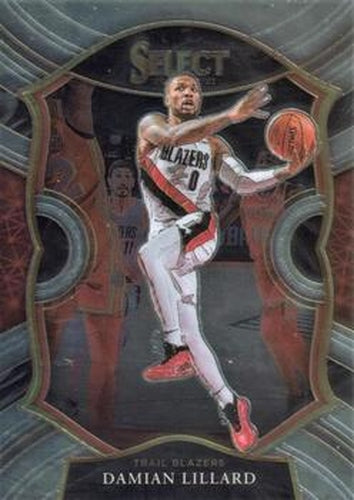 #24 Damian Lillard - Portland Trail Blazers - 2020-21 Panini Select Basketball