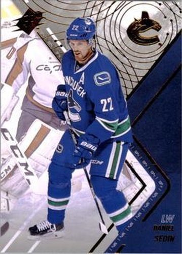 #24 Daniel Sedin - Vancouver Canucks - 2015-16 SPx Hockey