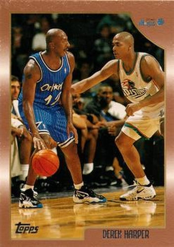 #24 Derek Harper - Orlando Magic - 1998-99 Topps Basketball