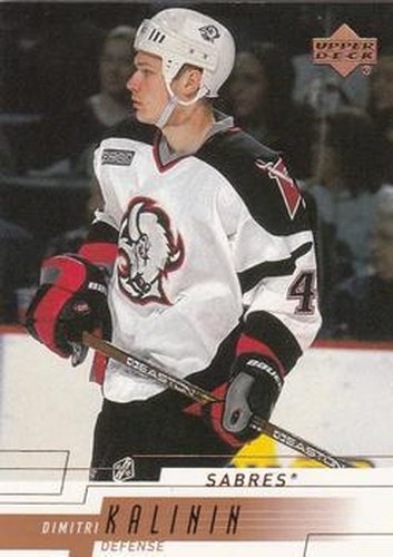 #24 Dimitri Kalinin - Buffalo Sabres - 2000-01 Upper Deck Hockey