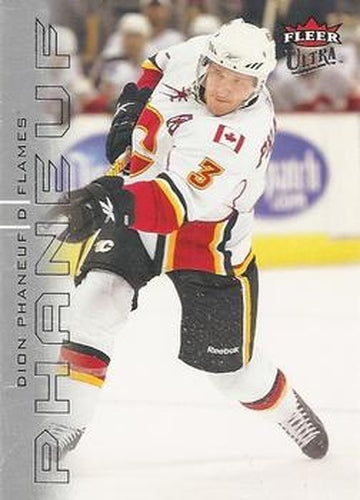 #24 Dion Phaneuf - Calgary Flames - 2009-10 Ultra Hockey