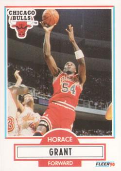 #24 Horace Grant - Chicago Bulls - 1990-91 Fleer Basketball