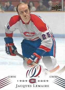 #24 Jacques Lemaire - Montreal Canadiens - 2008-09 Upper Deck Montreal Canadiens Centennial Hockey