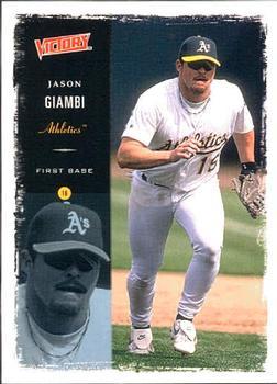 #24 Jason Giambi - Oakland Athletics - 2000 Upper Deck Victory Baseball