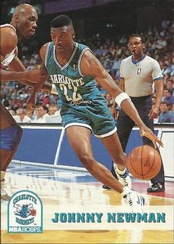 #24 Johnny Newman - Charlotte Hornets - 1993-94 Hoops Basketball