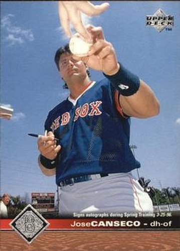 #24 Jose Canseco - Boston Red Sox - 1997 Upper Deck Baseball