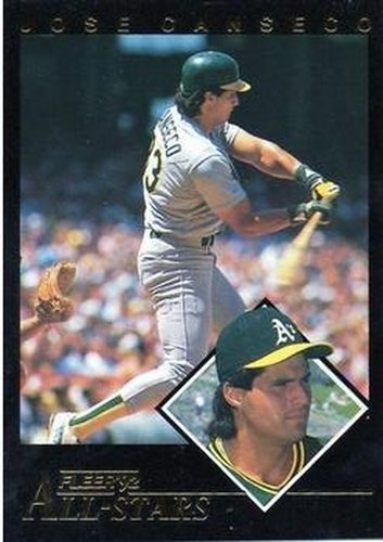 #24 Jose Canseco - Oakland Athletics - 1992 Fleer Baseball - All-Stars