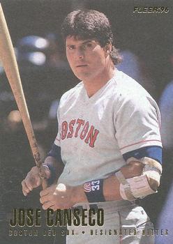 #24 Jose Canseco - Boston Red Sox - 1996 Fleer Baseball