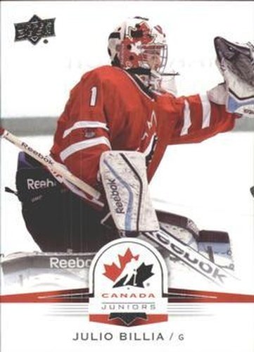 #24 Julio Billia - Canada - 2014-15 Upper Deck Team Canada Juniors Hockey