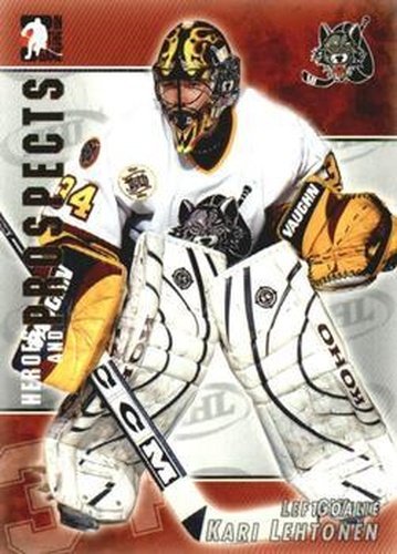 #24 Kari Lehtonen - Chicago Wolves - 2004-05 In The Game Heroes and Prospects Hockey