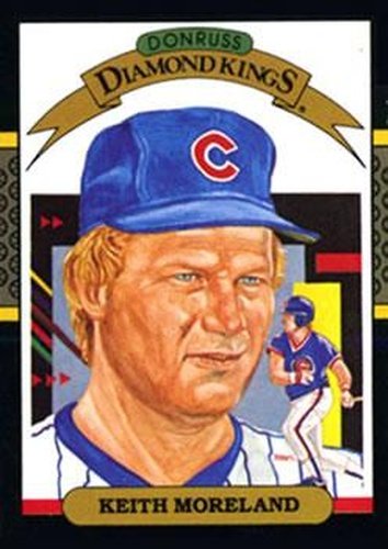 #24 Keith Moreland - Chicago Cubs - 1987 Donruss Baseball