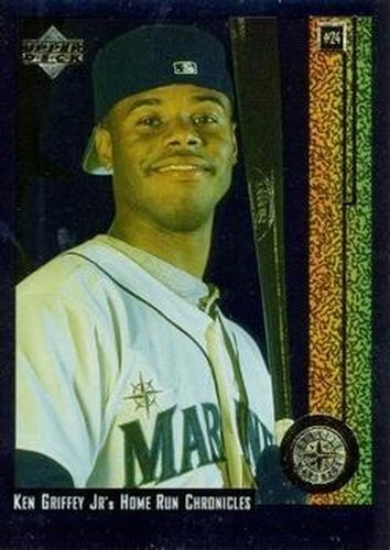 #24 Ken Griffey Jr. - Seattle Mariners - 1998 Upper Deck - Ken Griffey Jr.'s Home Run Chronicles Baseball