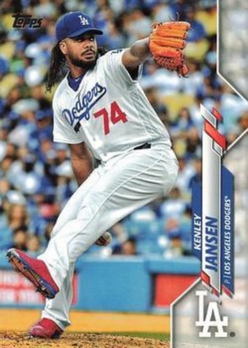 #24 Kenley Jansen - Los Angeles Dodgers - 2020 Topps Baseball