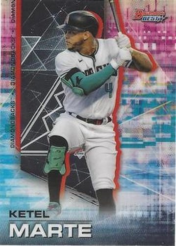 #24 Ketel Marte - Arizona Diamondbacks - 2021 Bowman's Best Baseball