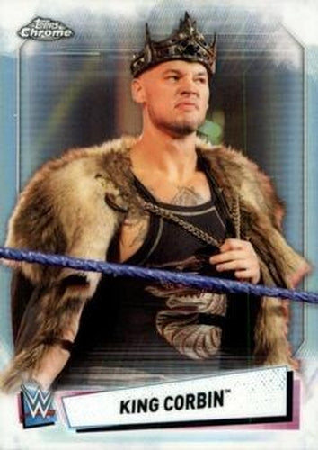 #24 King Corbin - 2021 Topps WWE Chrome Wrestling