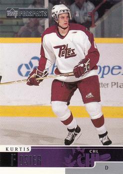 #24 Kurtis Foster - Peterborough Petes - 1999-00 Upper Deck Prospects Hockey