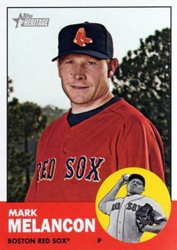 #24 Mark Melancon - Boston Red Sox - 2012 Topps Heritage Baseball