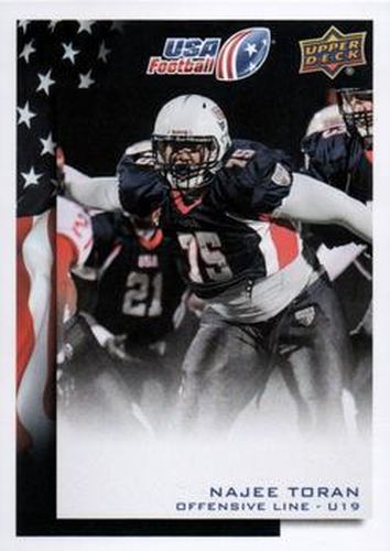 #24 Najee Toran - USA - 2014 Upper Deck USA Football