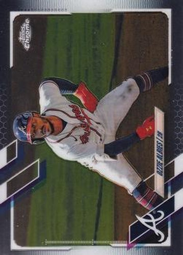 #24 Ozzie Albies - Atlanta Braves - 2021 Topps Chrome Baseball