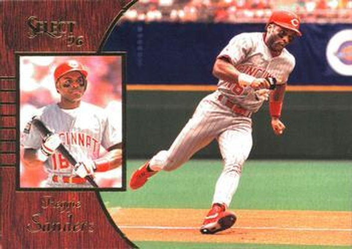 #24 Reggie Sanders - Cincinnati Reds - 1996 Select Baseball