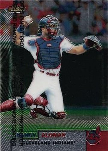 #24 Sandy Alomar - Cleveland Indians - 1999 Finest Baseball