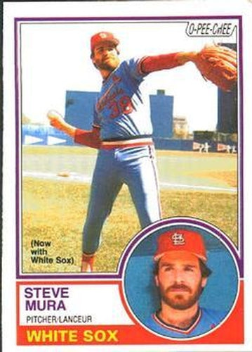 #24 Steve Mura - Chicago White Sox - 1983 O-Pee-Chee Baseball
