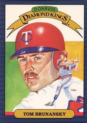 #24 Tom Brunansky - Minnesota Twins - 1986 Leaf Baseball