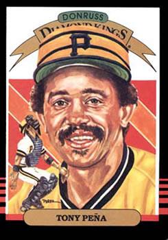 #24 Tony Pena - Pittsburgh Pirates - 1985 Donruss Baseball
