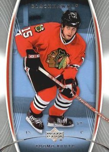 #24 Tuomo Ruutu - Chicago Blackhawks - 2007-08 Upper Deck Trilogy Hockey