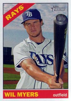 #24 Wil Myers - Tampa Bay Rays - 2015 Topps Heritage Baseball