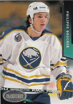 #24 Philippe Boucher - Buffalo Sabres - 1993-94 Parkhurst Hockey