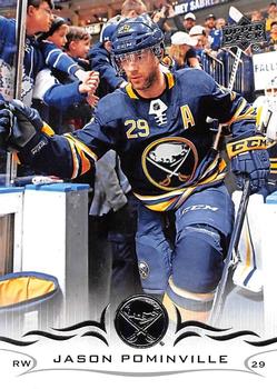 #24 Jason Pominville - Buffalo Sabres - 2018-19 Upper Deck Hockey