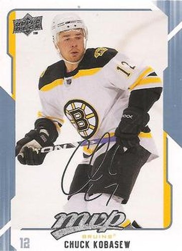 #24 Chuck Kobasew - Boston Bruins - 2008-09 Upper Deck MVP Hockey