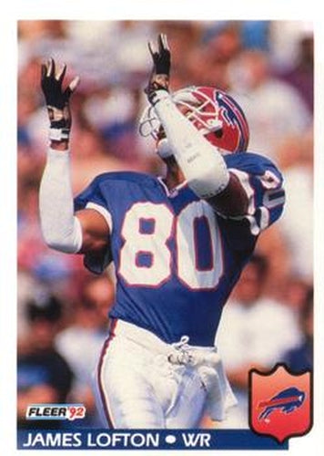 #24 James Lofton - Buffalo Bills - 1992 Fleer Football