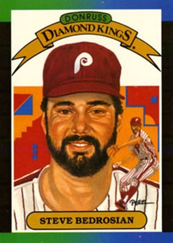 #24 Steve Bedrosian - Philadelphia Phillies - 1989 Donruss Baseball